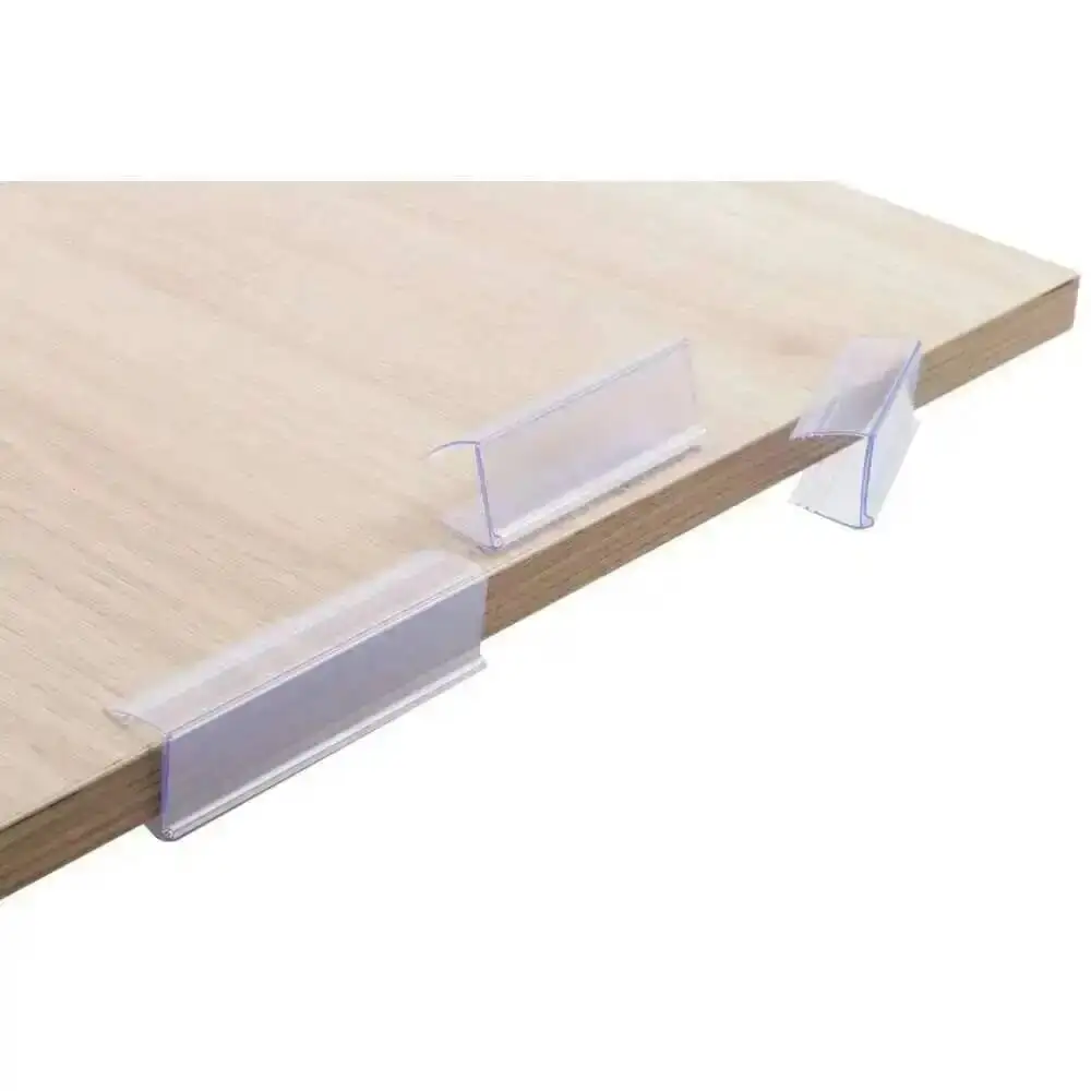 100pcs-8cm-x-225cm-glass-wood-shelf-edge-price-label-holder-grip-extruder-clear-petg-ticket-display-sign-holder