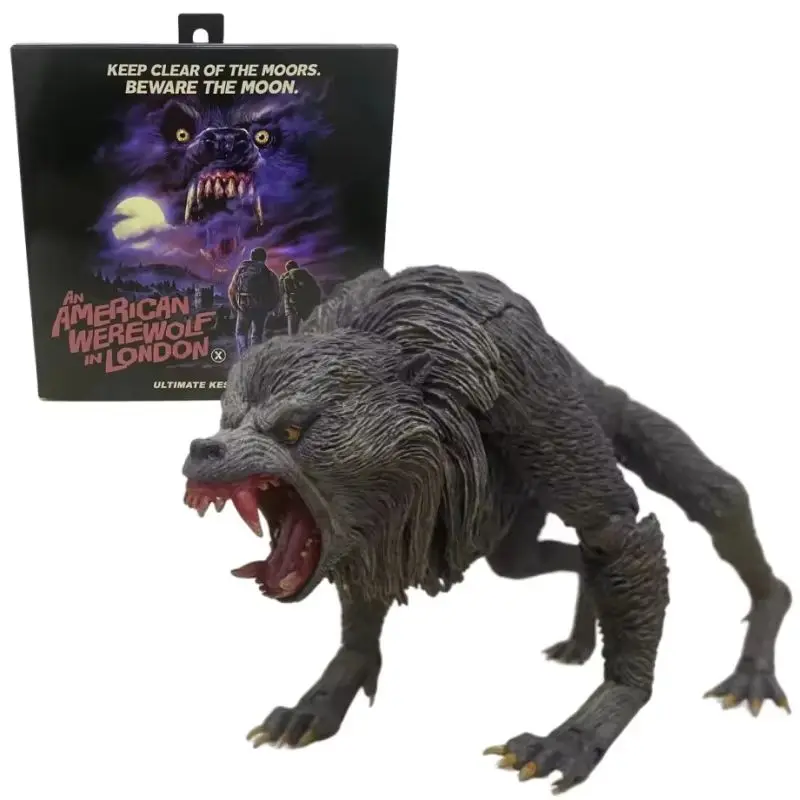 Genuine Neca 04951 American Werewolf In London Global Terrifying Werewolf 7-inch Action Figure Collection Model