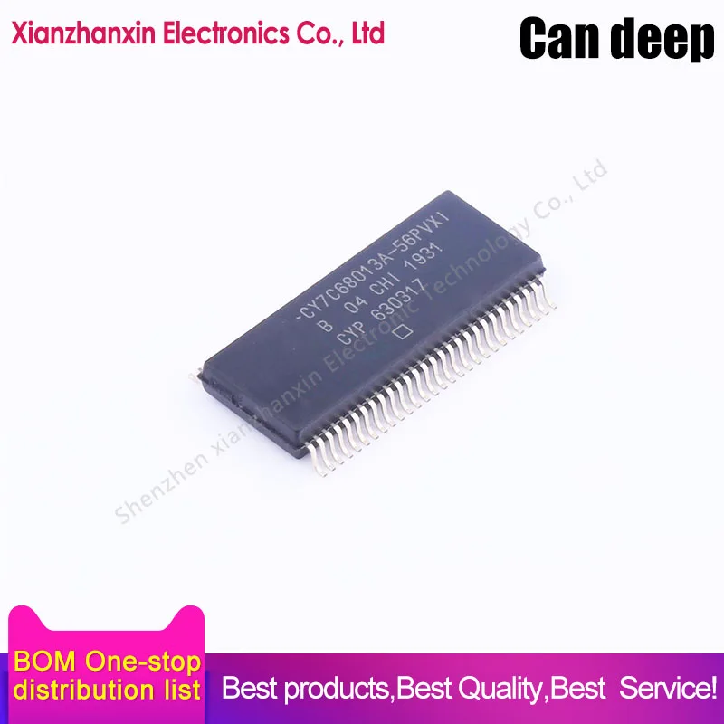 1pcs/lot CY7C68013A-56PVXI CY7C68013A SSOP-56 The USB interface chip micro controller