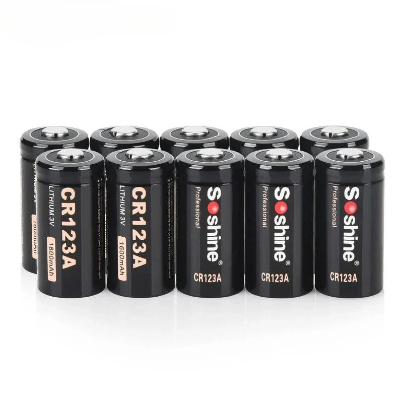 3V CR123A 1600mAh Lithium Non-Rechargeable Battery for Digital Camera, Wireless Mouse, Calculator, Alarm & Electronic Devices