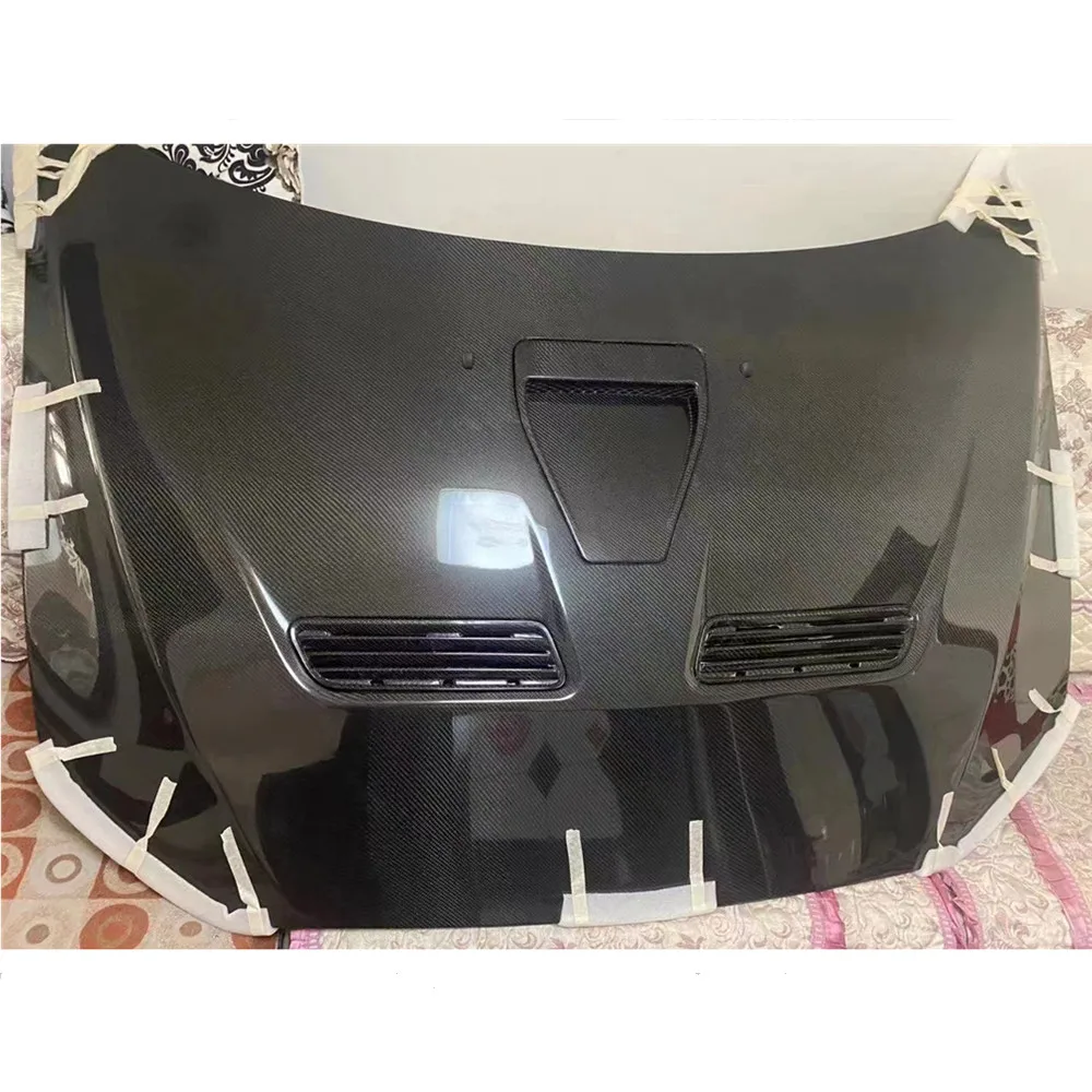 Body Parts Real Carbon Fiber Engine Hood Bonnet For Mitsubishi Lancer 2008-2015 Upgrade Mitsubishi  EVO 10 Style Hood