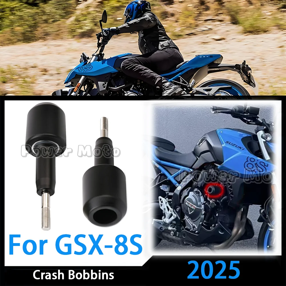 

Applicable only For GSX-8S GSX 8S 2025 Motorcycle CNC Falling Protection Frame Slider Fairing Guard Anti Crash Pad Protector