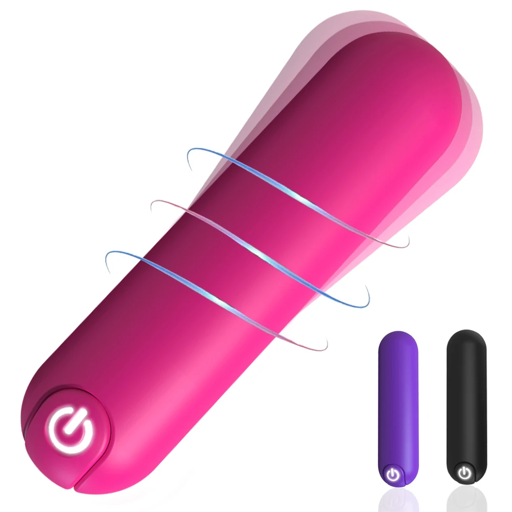 10 Frequency G-Spot Bullet Vibrators Discreet Portable Sex Toys Powerful Bullets Vibrator Mini Clitoral Stimulator for Women