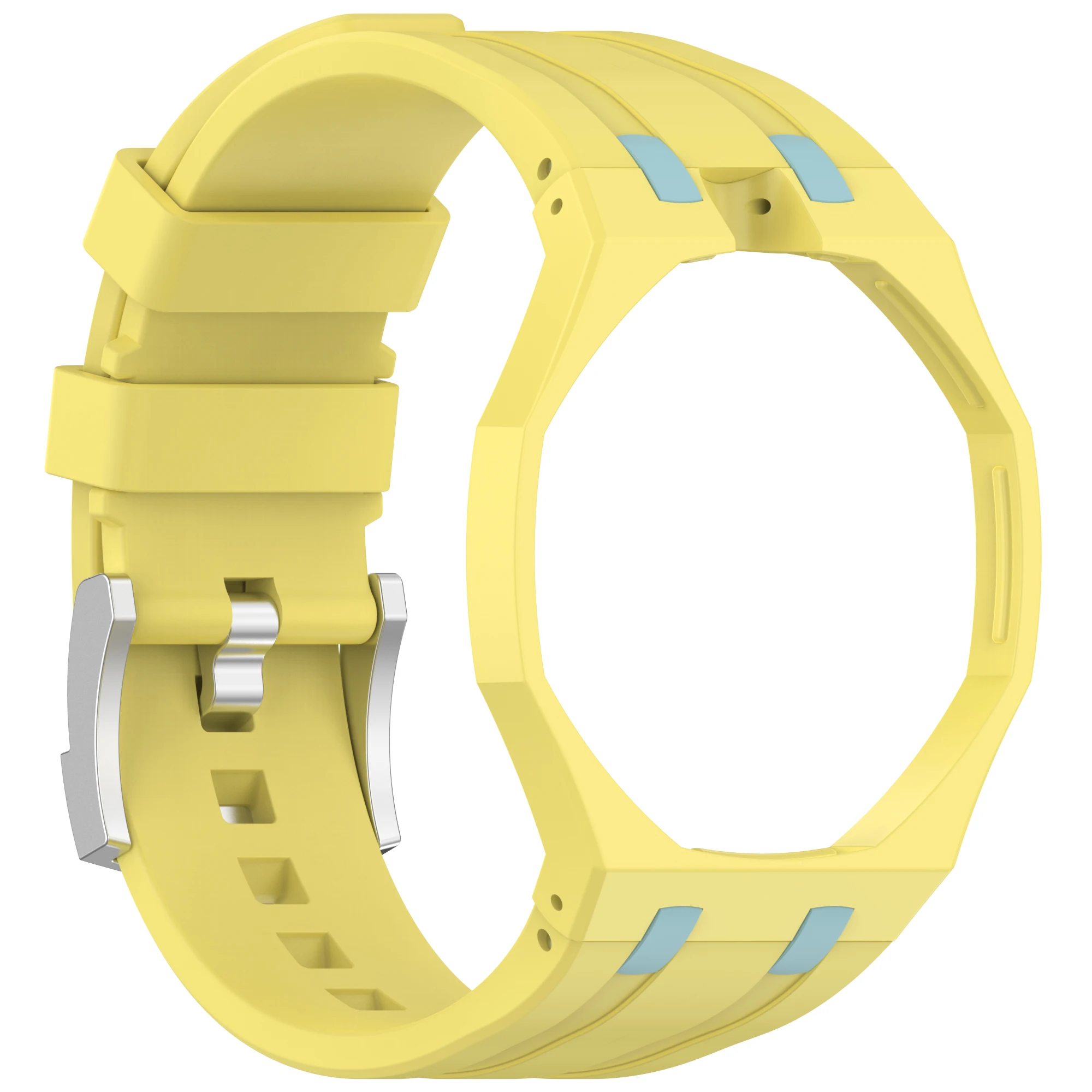 Silikonarmband + PC-Gehäuse für Swatch X AP Royal Pop Taschenuhr, Wechsler für Armbanduhren, integriertes Bandzubehör