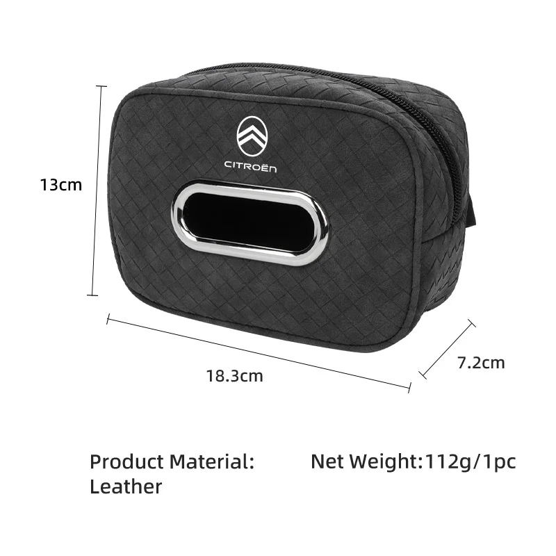 مقعد السيارة الخلفي شعرية الأنسجة صندوق معلق مقاومة للاهتراء الأنسجة حقيبة لسيتروين C4 C3 C5 C1 C2 C-Elysee Berlingo بيكاسو ثاب