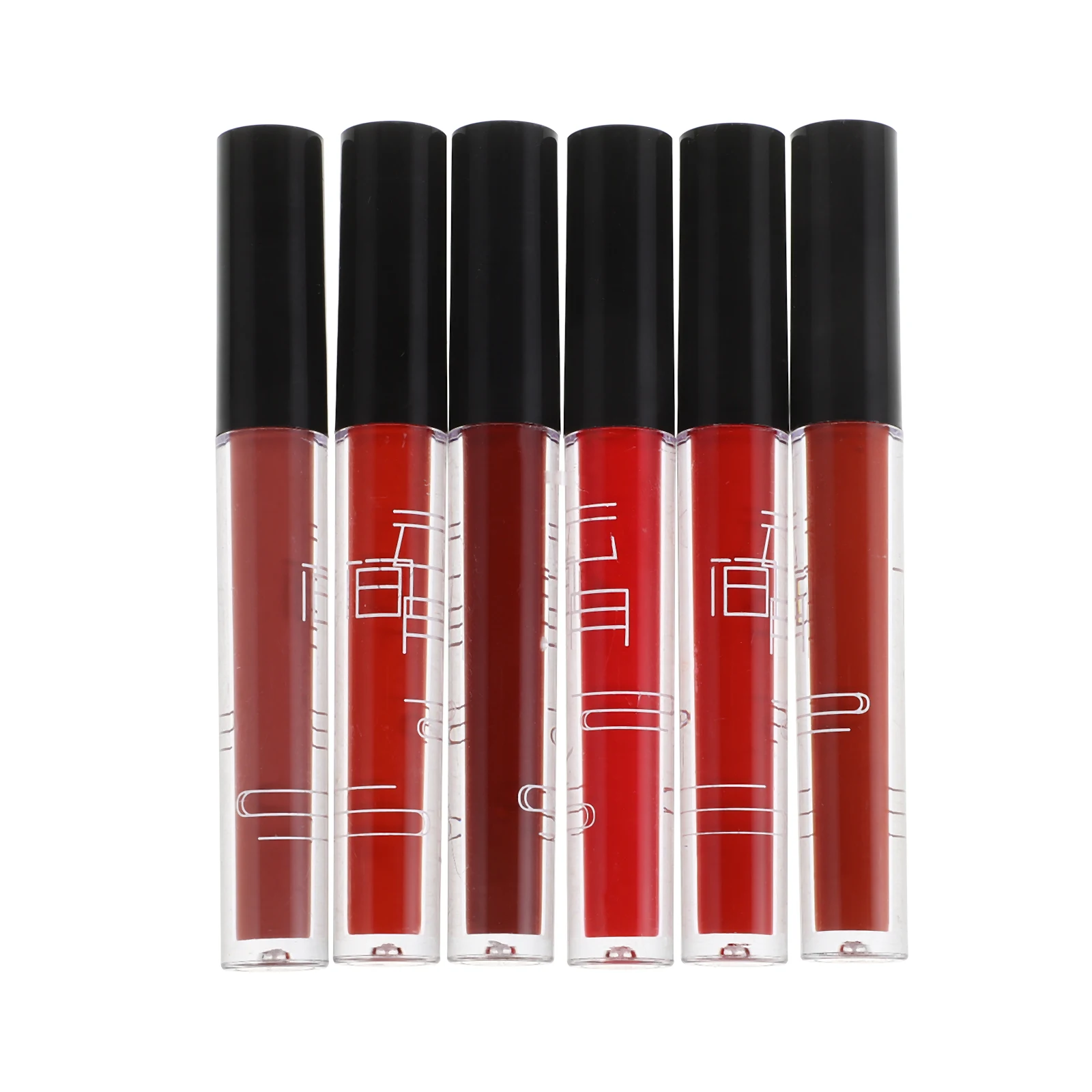 

6 Pcs Lip Gloss Set Female Replacement Daily Use Compact Coloring Liquid