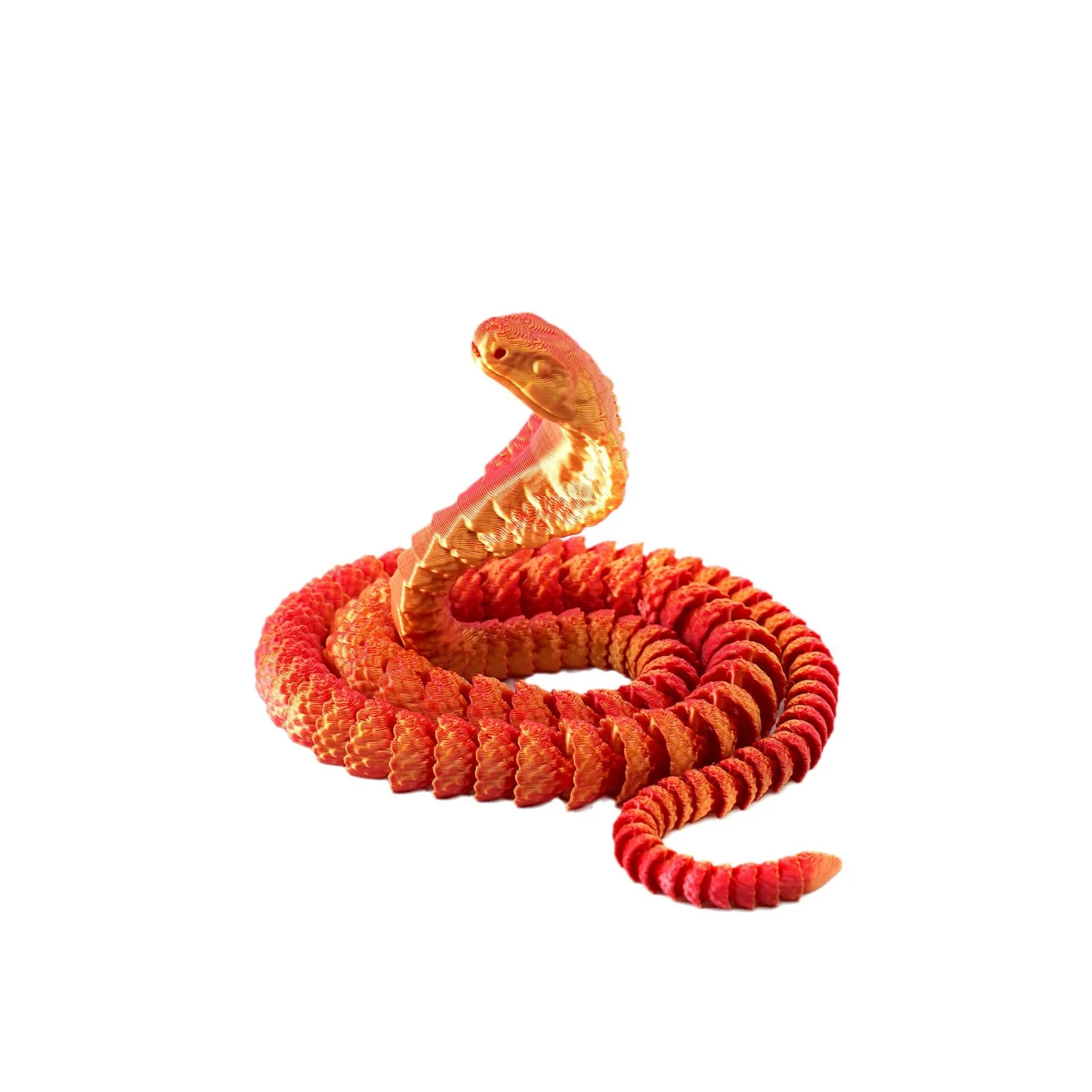 Figurines Home Decor 3D Printed Snake Movable Joint Fidget Toy Office Desktop Ornament 2025 New Year Gifts Crafts Children Toys