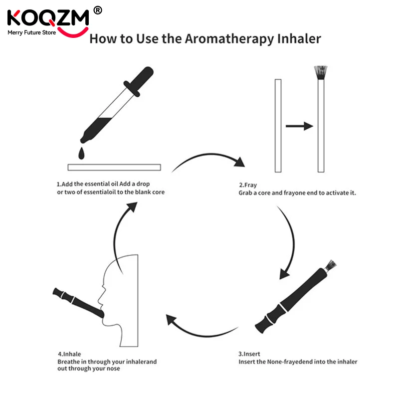 Smokeless Inhaler Quit Stick Aromatherapy Inhaler For Essential Oil, Quit Smoking Inhaler Stick Wooden Personal Diffuser view 5