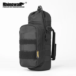 Rhinowalk Motorcycle Bottle Bag Motor Insulated Kettle Bag Quick Release Water Cup Holder With MOLLE System On Motorbike Bag