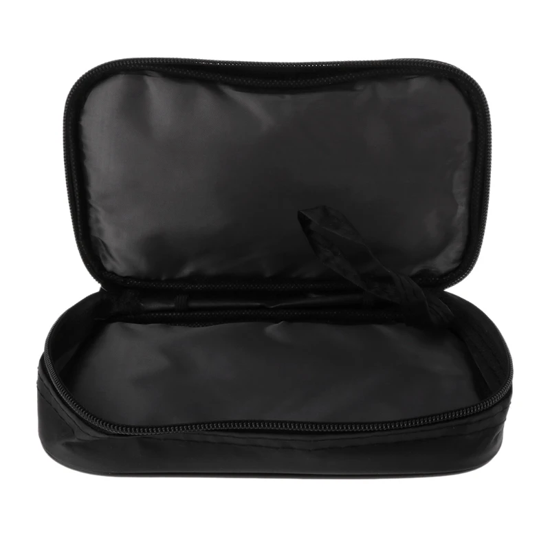 Bolsa de almacenamiento para multímetro, kit de herramientas de tela negra, 20x12x4cm UT, duradera, impermeable, a prueba de golpes, funda suave