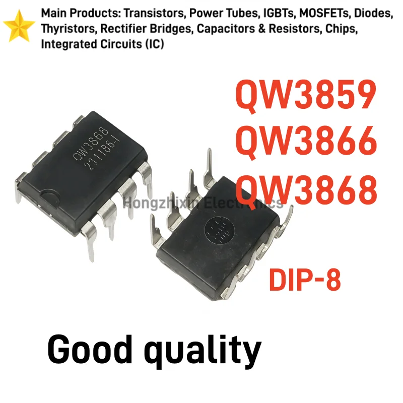 10PCS NEW QW3859 QW3866 QW3868 DIP-8 Direct insertion power chip