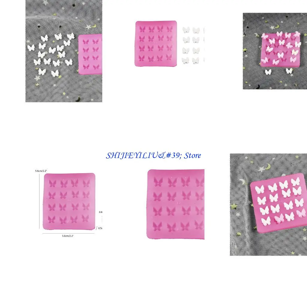 

E21f Силиконовый торт украшает плесень для украшения для декора бабочек