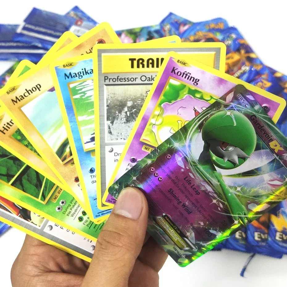 Nouveau 324 pièces cartes Pokemon évolutions soleil et lune unifiée brillant Booster boîte à collectionner Tradiner jeu de cartes jouet pour les enfants ﻿