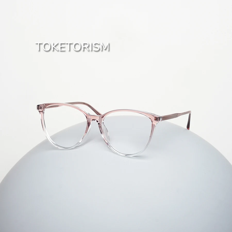 

Toketorism Trendy Women's Optical Eyeglass Frames Lightweight TR90 Glasses Female Fashion Eyewear
