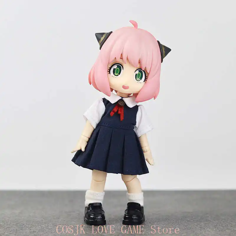 

Аниме Anya Forger SPY×FAMILY Ob11 Красивая одежда для тела Костюм Фигурка Косплей Картонная фигурка Модель Декор стола Рождественский подарок на день рождения