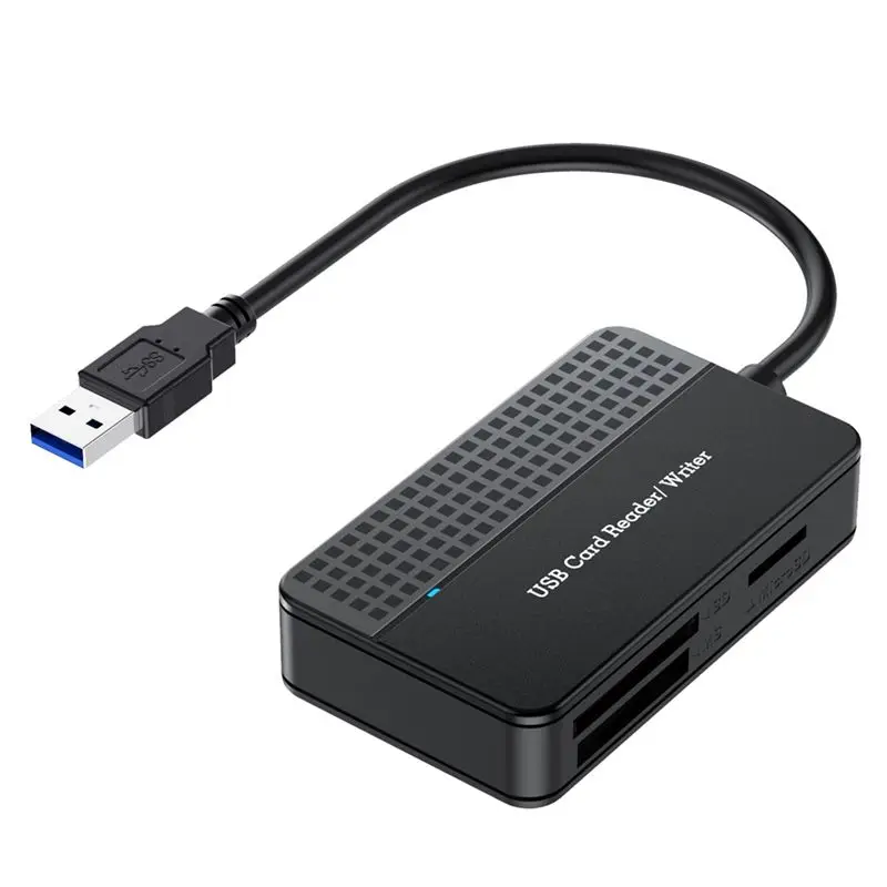 

Reader 4-In-1, TF SD MS CF Card Reader Multi Card Adapter External For Computer Camera Interface