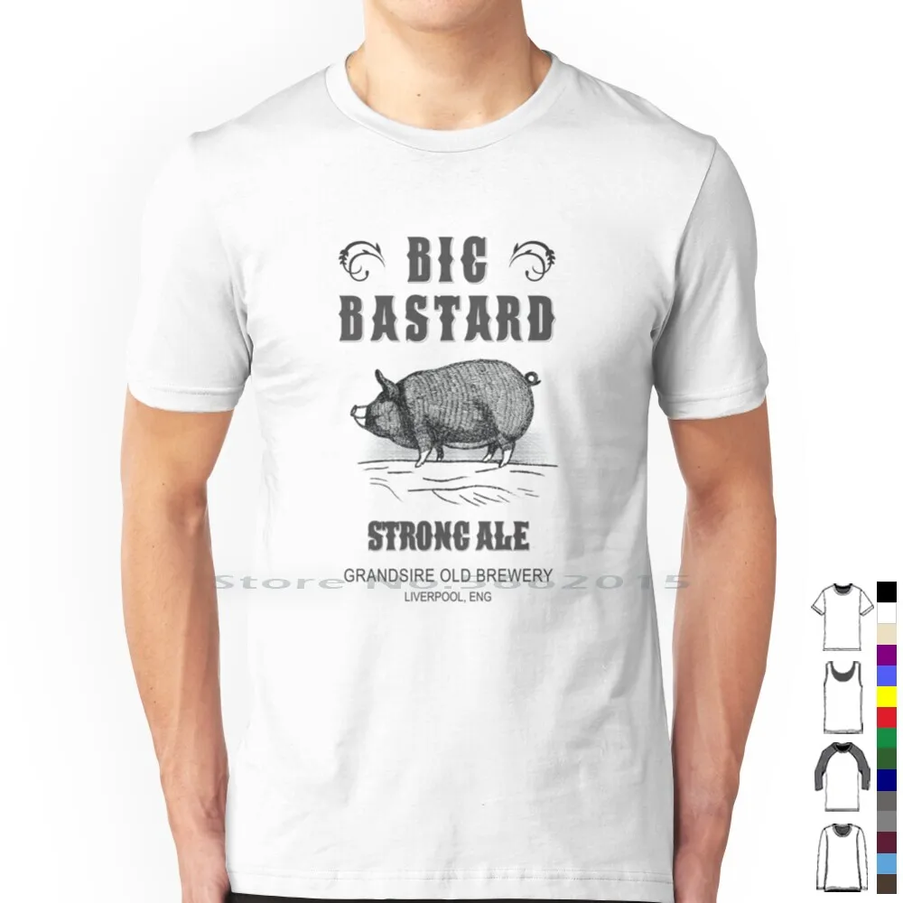 Big Bastard Strong Ale T Shirt 100% Cotton Creed Assassins Gaming Gamer Kassandra Valhalla Altair Ezio Video Games Eivor Ps4 Pc