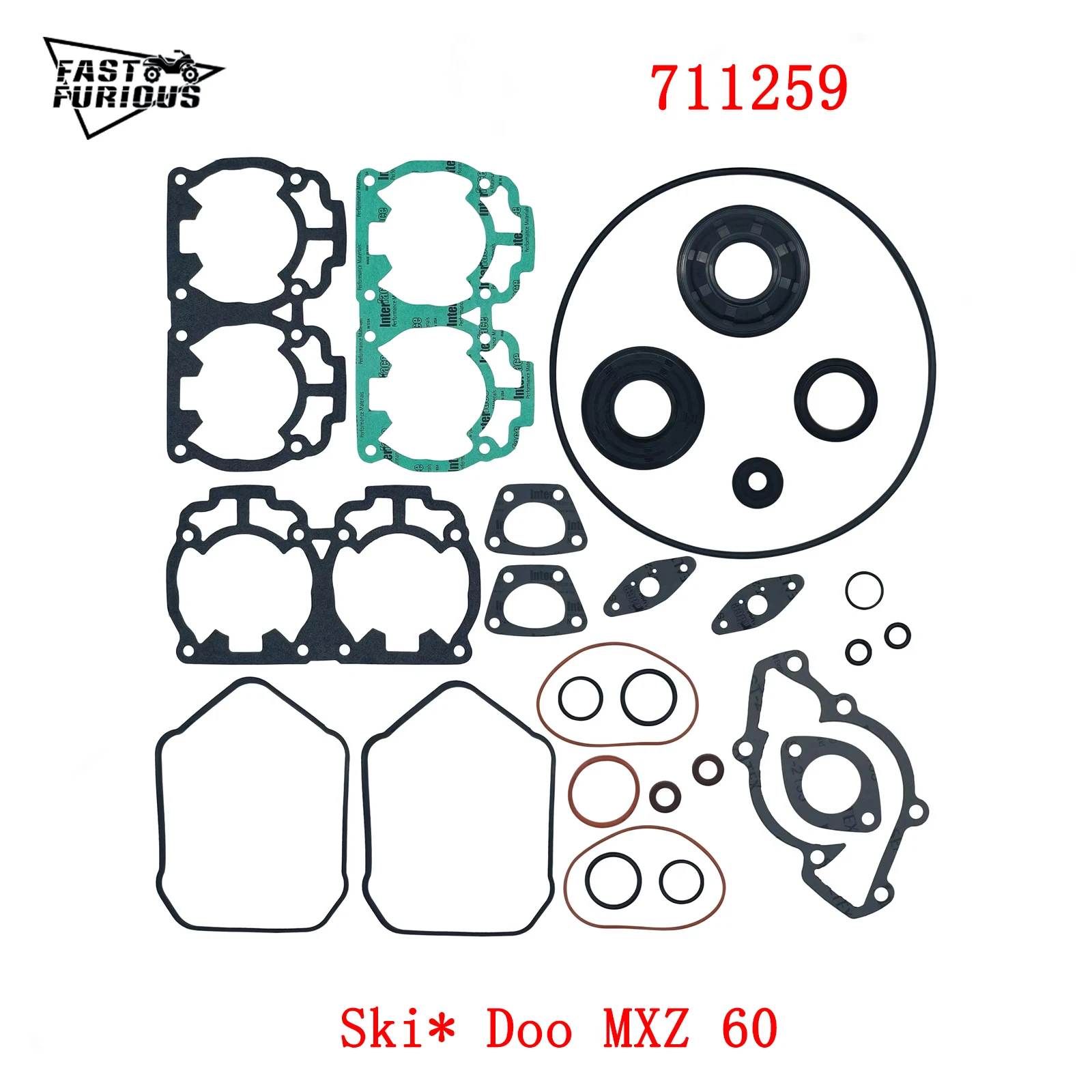 Complete Gasket Kit  711259 For Ski *Doo MXZ 600/Grand Touring 600