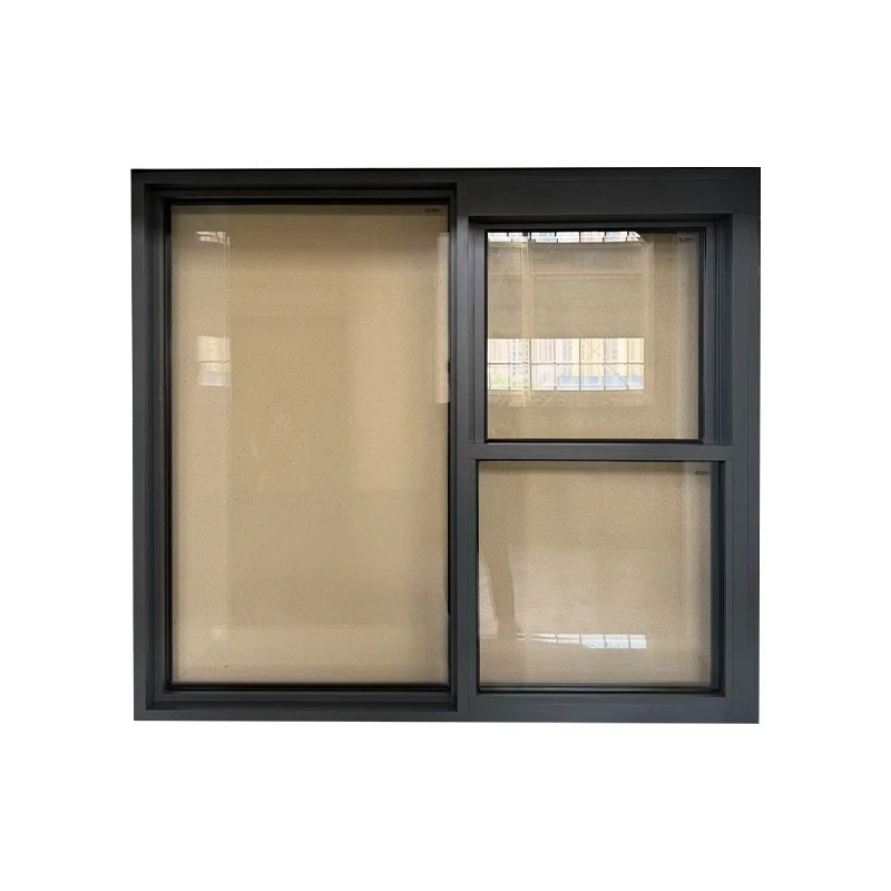Intelligent electric lift window Balcony window Sound insulation Small up and down sliding window