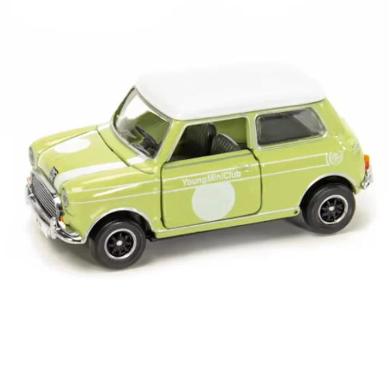 

TINY 1/50 Mini Cooper MK1 YMC модель автомобиля из сплава, статическая коллекция, украшенные праздничные подарки, игрушки