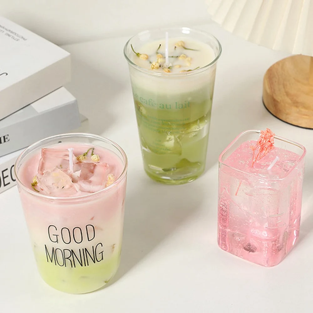 

Beverage cup aromatherapy spot ins style photo props DIY Low temperature aromatherapy Birthday Candles Party Home Decoration