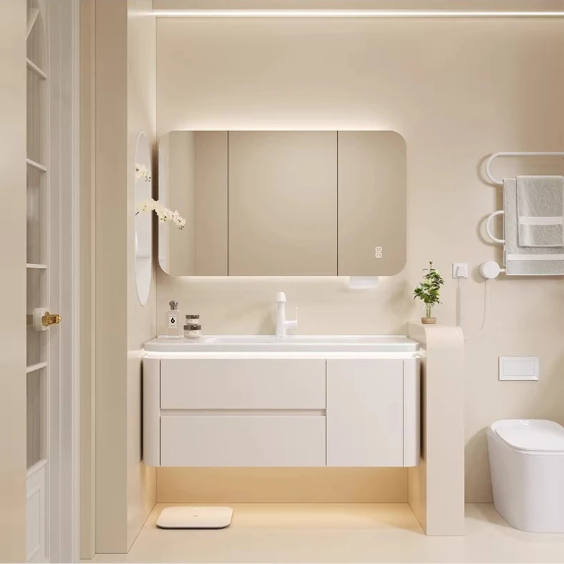 

Cabinets Toilet Storage Cupboard Tendance Mobile Lavabo Nordic luxury decoration Bathroom Cabinet Organizer Cheap Home Furniture