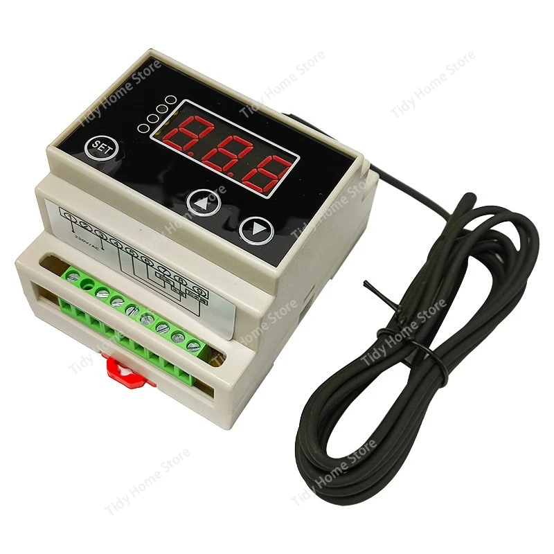 EW-802 Solar Water Heater Heating Pump Intelligent Controller Guide Rail Installation