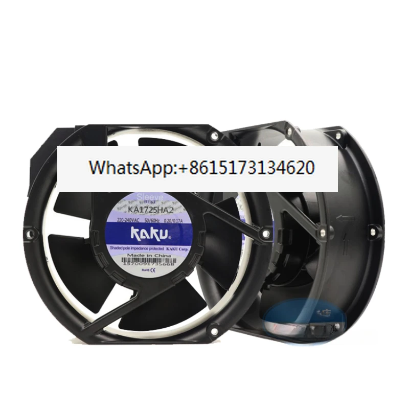 

KA1725HA2 is suitable for cabinet cooling 1725 elliptical fan, waterproof fan