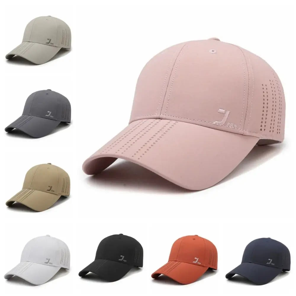قبعات البيسبول شبكة البوليستر قابلة للغسل خطابات الرياضة بطة اللسان قبعة تنوعا مريحة التجفيف السريع قبعات البيسبول للجنسين