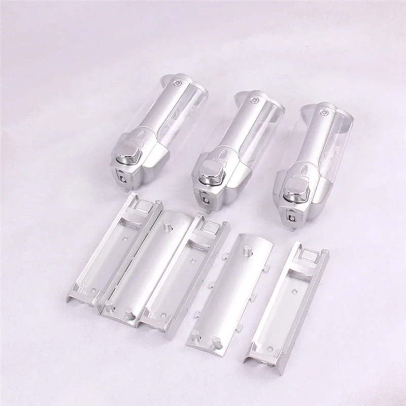 موزع الصابون الكلاسيكي المثبت على الحائط ABS موزع الصابون موزع الصابون اليدوي ثلاثة رئيس موزع الصابون فندق فندق المنزلية