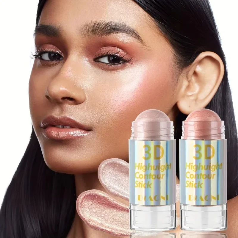 1PC Water Light Highlighter Stick Blush Stick Make Up Face Body Glitter Illuminator Cosmetics Face Contour Brighten Makeup