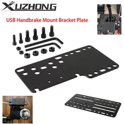 PC USB Handbrake Plate Drift Adapter Board Desk Mount Bracket Plate For SIM Racing Game Logitech G25/27/29 T300 T500