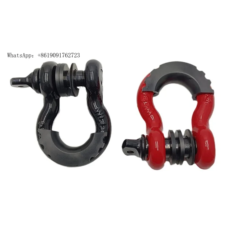 

ZAIQU American Style Forged U-Shaped Shackle Large Steel Trailer Hitch Parts Off-Road Refit Release Buckle Tow Hook Car Accessor