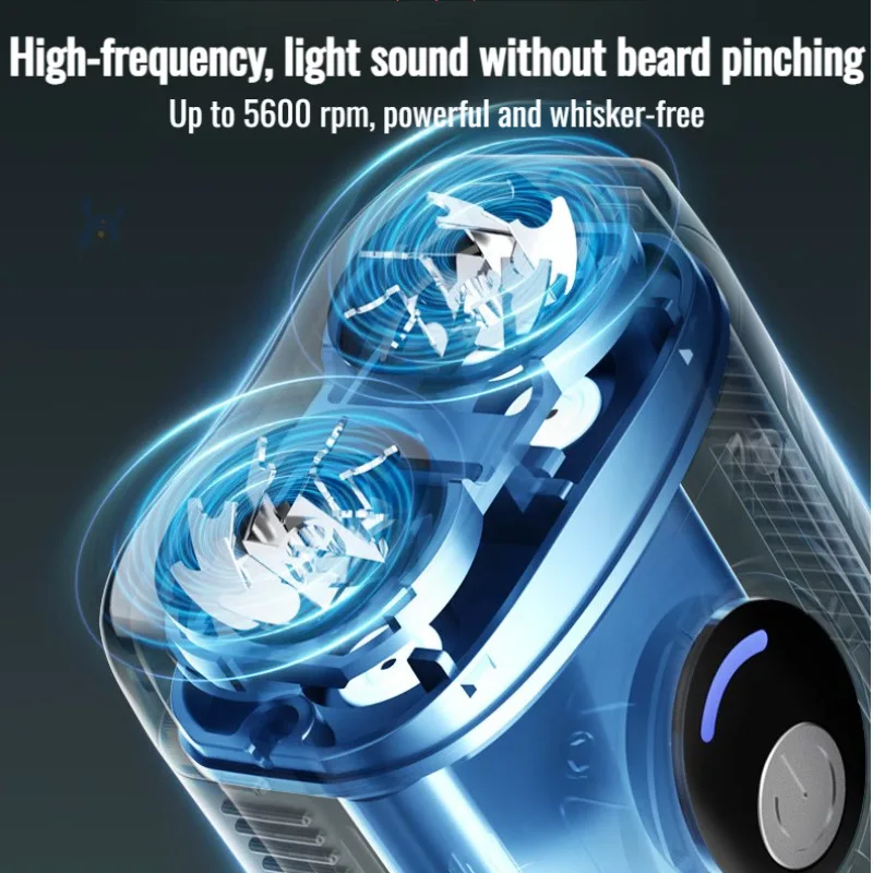 Men's Portable Razor Set Suspended Dual Head Razor Printed Razor Travel Mini Razor Convenient Razor