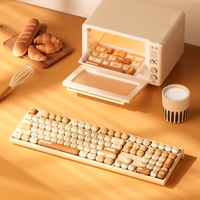 Akko MonsGeek MG108B Bun Wonderland Wireless Mechanical Keyboard MOG Profile RGB 108 Keys Full Size Hot Swap USB / 2.4G / BT 5.0