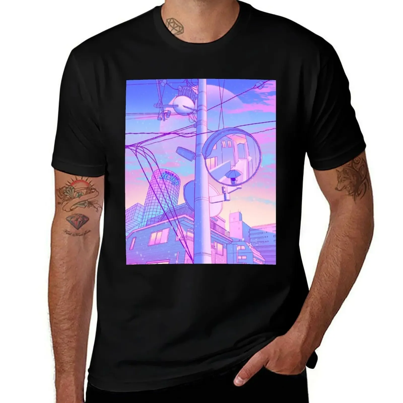 

Snow in Shibuya T-Shirt sweat anime oversized sports fans t shirts for men