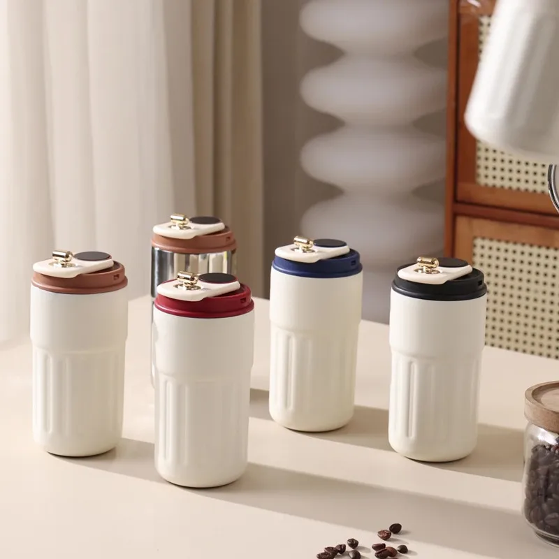 

Intelligent temperature measuring thermos cup, high appearance 316 stainless steel coffee cup, portable car carrying gift cup