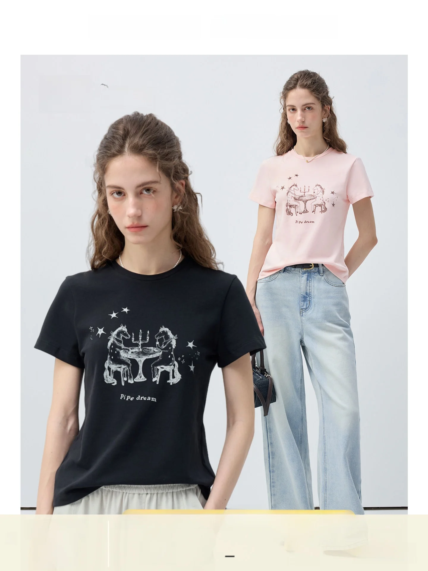 

plus Size Women's T-Shirt Shoulder Length Short Sleeve Commute Style Printed Slimming Summer Top Comfortable Breathable Korea...