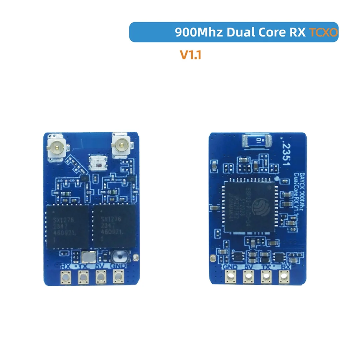 915Mhz 868MHz ELRS RX Diversity ricevitore Dual Core RX TCXO doppia Antenna per FPV Long Rang Racing Drone C