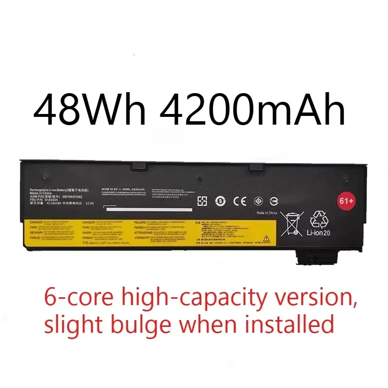 SB10K97581  01AV424 01AV425 Laptop Battery for Lenovo ThinkPad T570 T470 T480 T580 P51S P52S01AV423 01AV426 01AV42701AV428