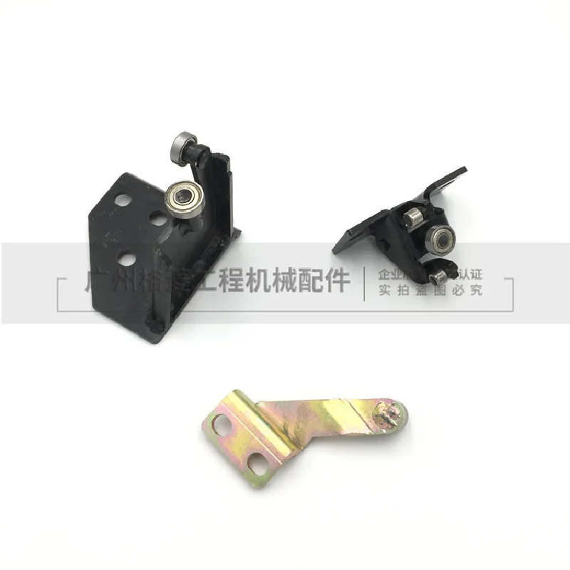 For Caterpillar cat E308/E308B/E311/E313 cab door pulley sliding door pulley rail frame excavator accessories