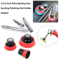 1/2/3 Inch Plate Backing Pad Sanding Polishing Pad Holder Atapter For Car Wash Care Sponge Pad Backer Disc M14 5/8-11 Thread