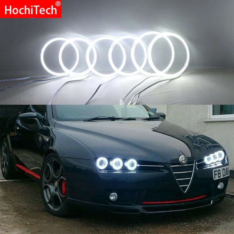 Smd Led Angel Eyes Kit Excellent Ultra Bright Illumination DRL Car Styling Daytime Running Lights for Alfa Romeo 159 2005-2011