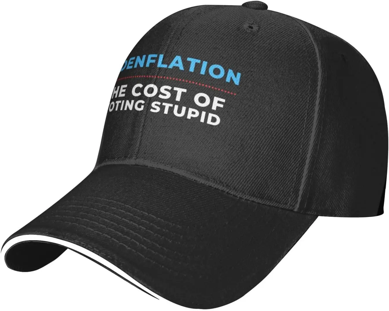 Bidenflation The Cost of Voting Stupids Hat Adjustable Funny Fashion Casquette for Men Women rwd