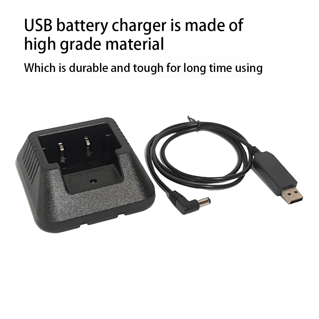 

USB Battery Charger Interphone Fittings Module Accessories Stable Radio Charge Device Replacement for UV5R DM5R