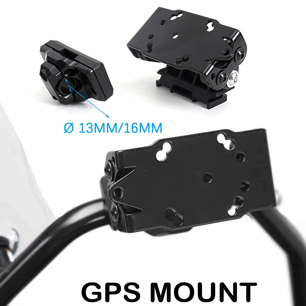 

2019 New Windshield Stand Holder Phone Mobile Phone GPS Navigation Plate Bracket 13 / 16mm For Royal Enfield Interceptor 650 ABS