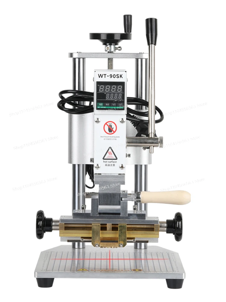 

WT-90SK Quick Change Copper Die Multi-Function Hot Stamping Machine Flip Hot Stamping Fixture Embossing Tool