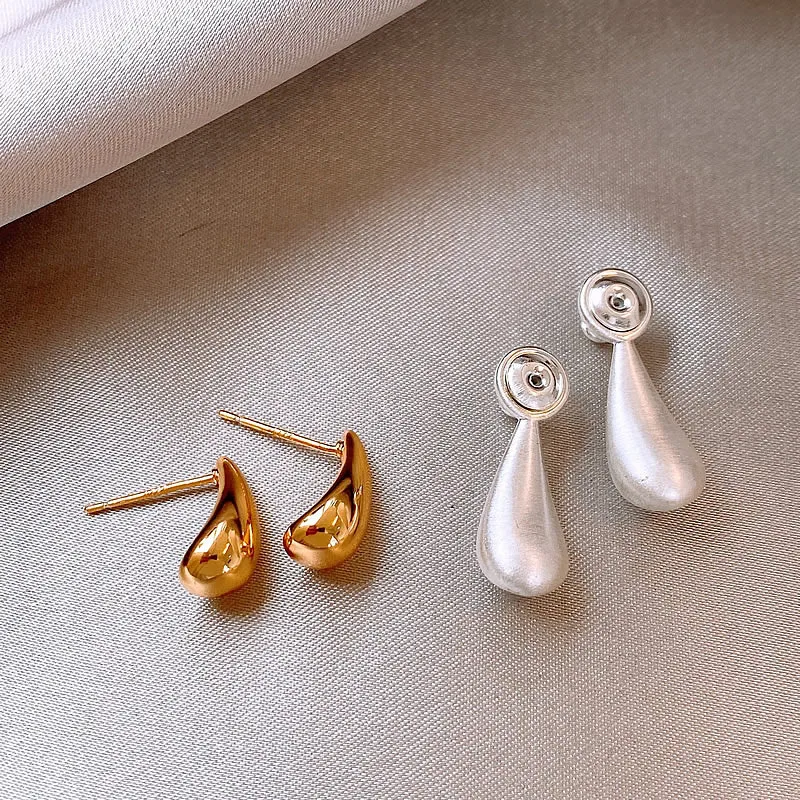 PRISCA | Korean Fashion Waterdrop Earrings for Women Copper Charms Gold Plated Classic Xuping Jewelry