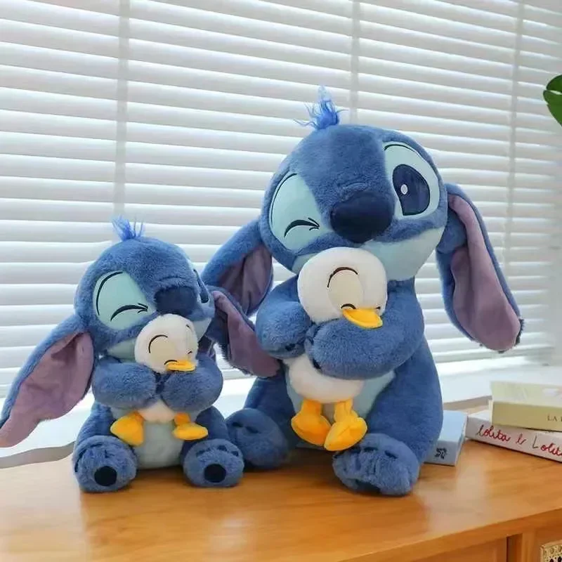 45CM Disney  Doll Stitch Lilo Doll Cute Duck Stitch Plush Stuffed Toy Christmas Children\'s Birthday Gift Kawaii Decoration Toys