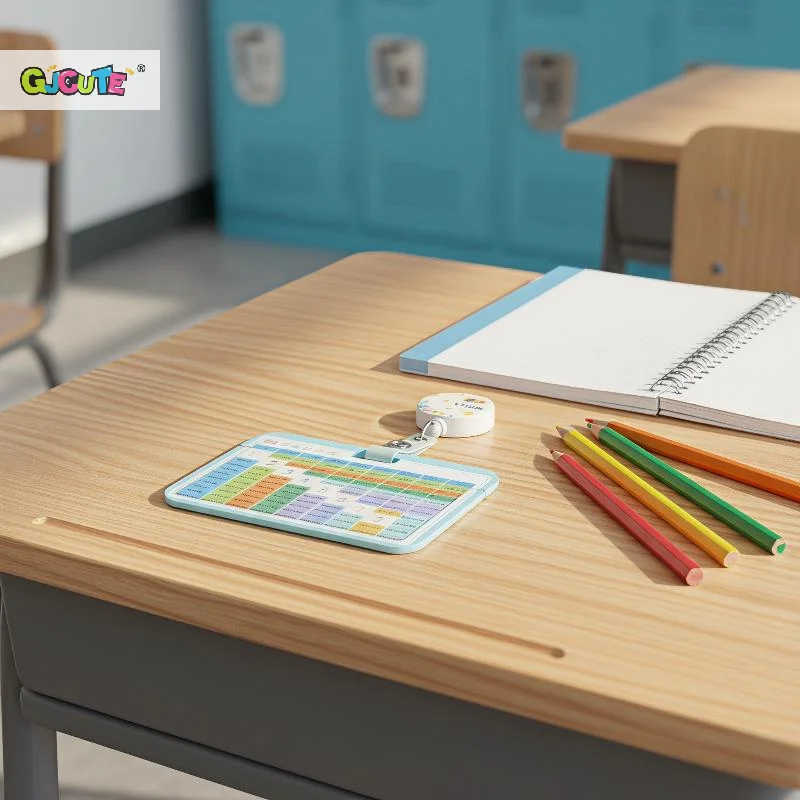 Math Enlightenment Multiplication Table For Children, Kindergarten,Can Hold Campus Card, Meal Card, Bus Card Neck Strap